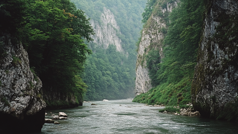 River in Romania